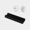 Axagon CLR-M2L10 passive - M.2 SSD, 80mm SSD, ALU body, silicone thermal pads, height 10mm