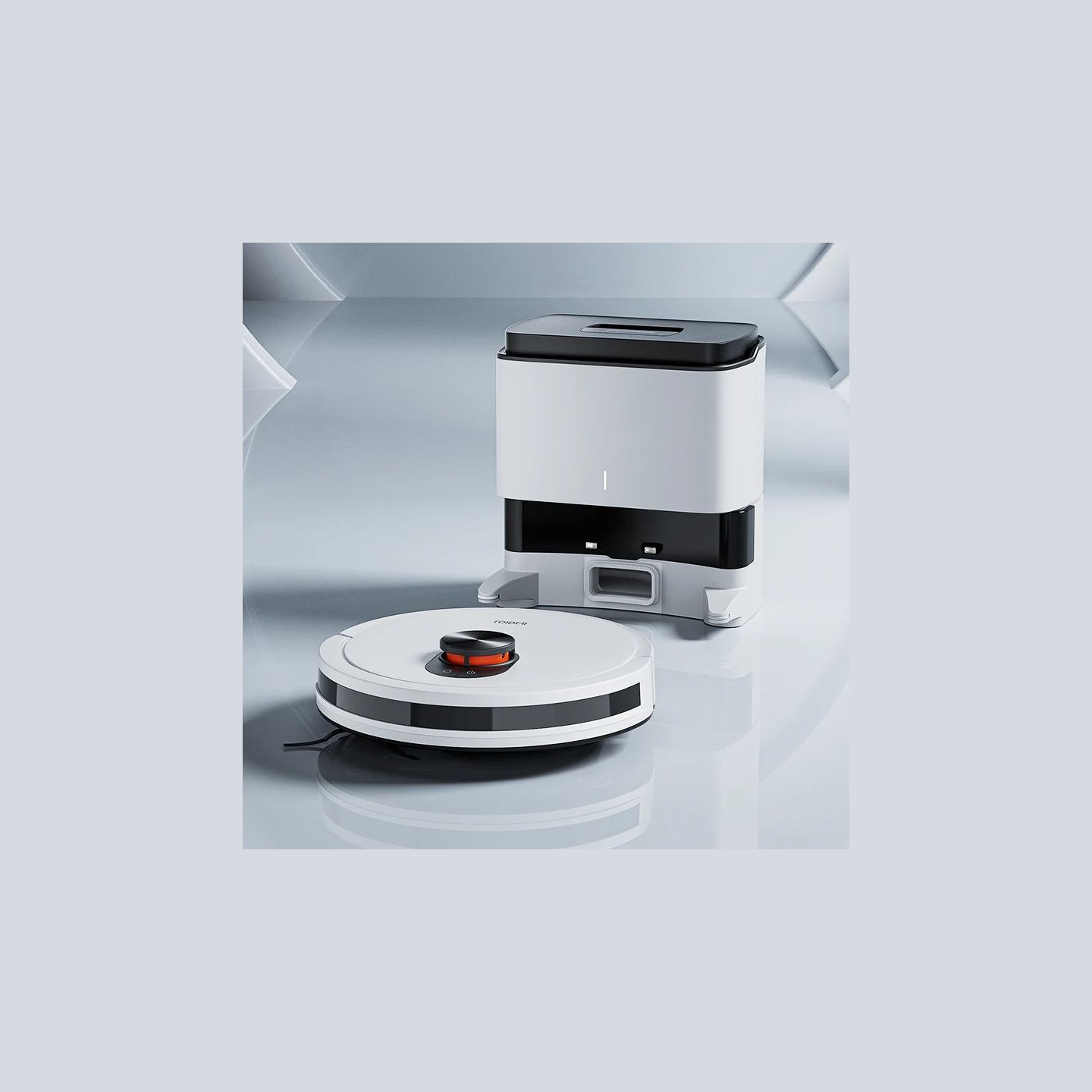 Xiaomi ROIDMI EVE CC Vacuum and Mop Cleaner with Cleaning Base, White Damaged Box