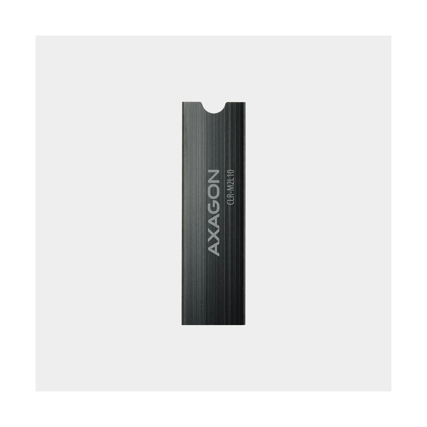 Axagon CLR-M2L10 passive - M.2 SSD, 80mm SSD, ALU body, silicone thermal pads, height 10mm