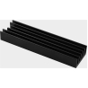 Axagon CLR-M2L10 passive - M.2 SSD, 80mm SSD, ALU body, silicone thermal pads, height 10mm