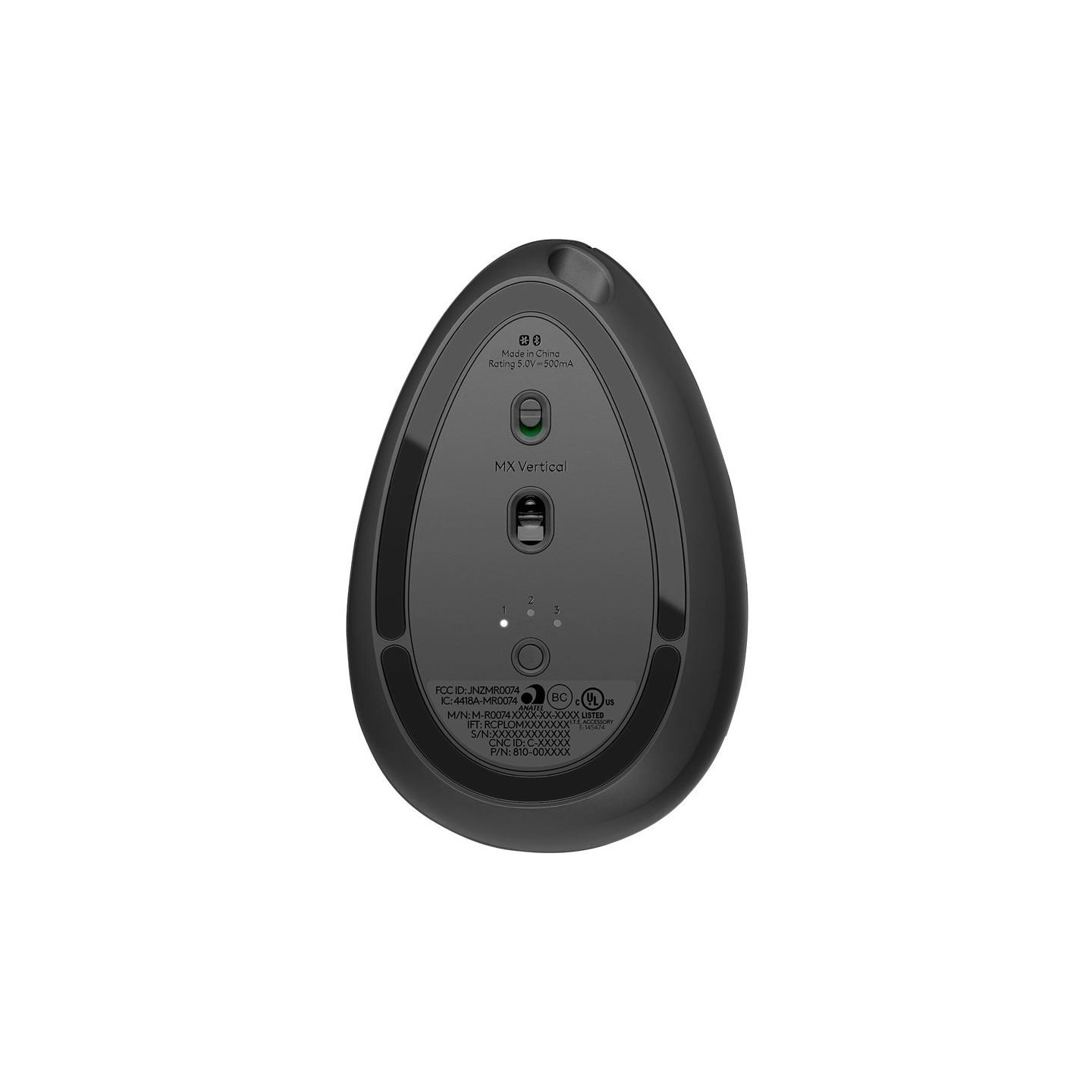 Logitech MX Vertical Bluetooth Mouse - GRAPHITE
