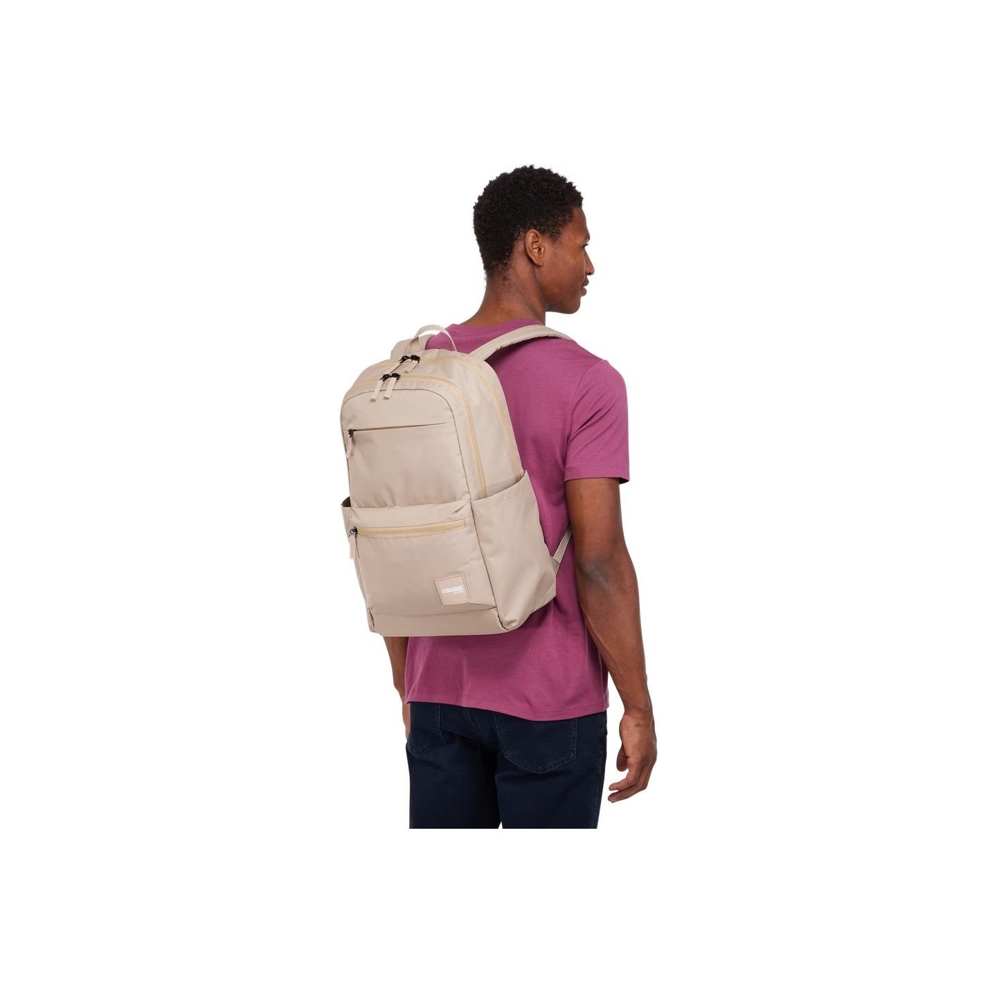 Case Logic 5196 Uplink recycled laptop backpack CCAM-3216 Boulder beige
