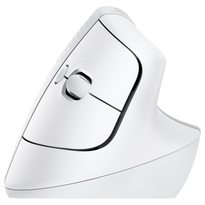 Logitech Lift Bluetooth Vertical Ergonomic Mouse - OFF-WHITE/PALE GREY
