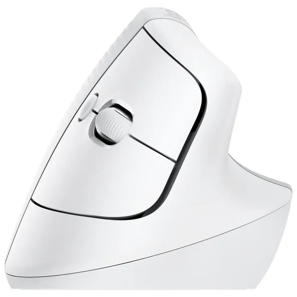 Logitech Lift Bluetooth Vertical Ergonomic Mouse - OFF-WHITE/PALE GREY
