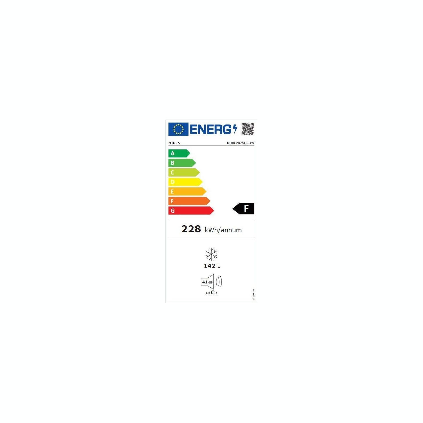 Midea MDRC207SLF01G (MCF150W) white