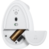 Logitech Lift Bluetooth Vertical Ergonomic Mouse - OFF-WHITE/PALE GREY