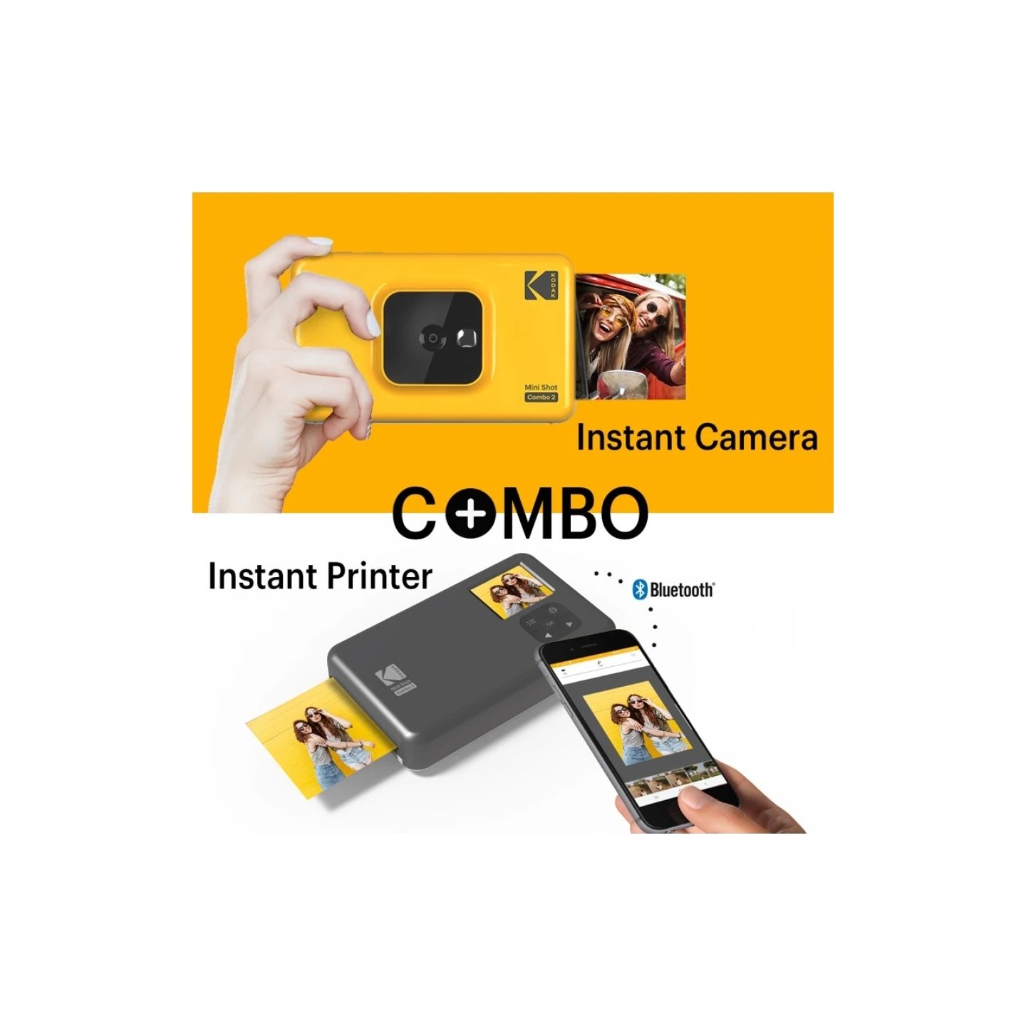 Kodak Mini Shot 2  Camera and Printer Combo Yellow