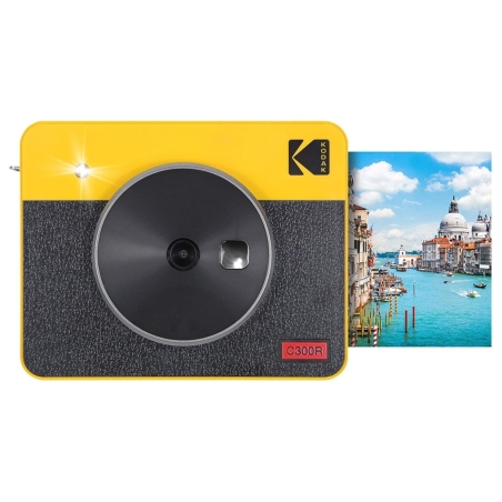 Kodak Mini Shot 3 Square Retro Instant Camera and Printer Yellow