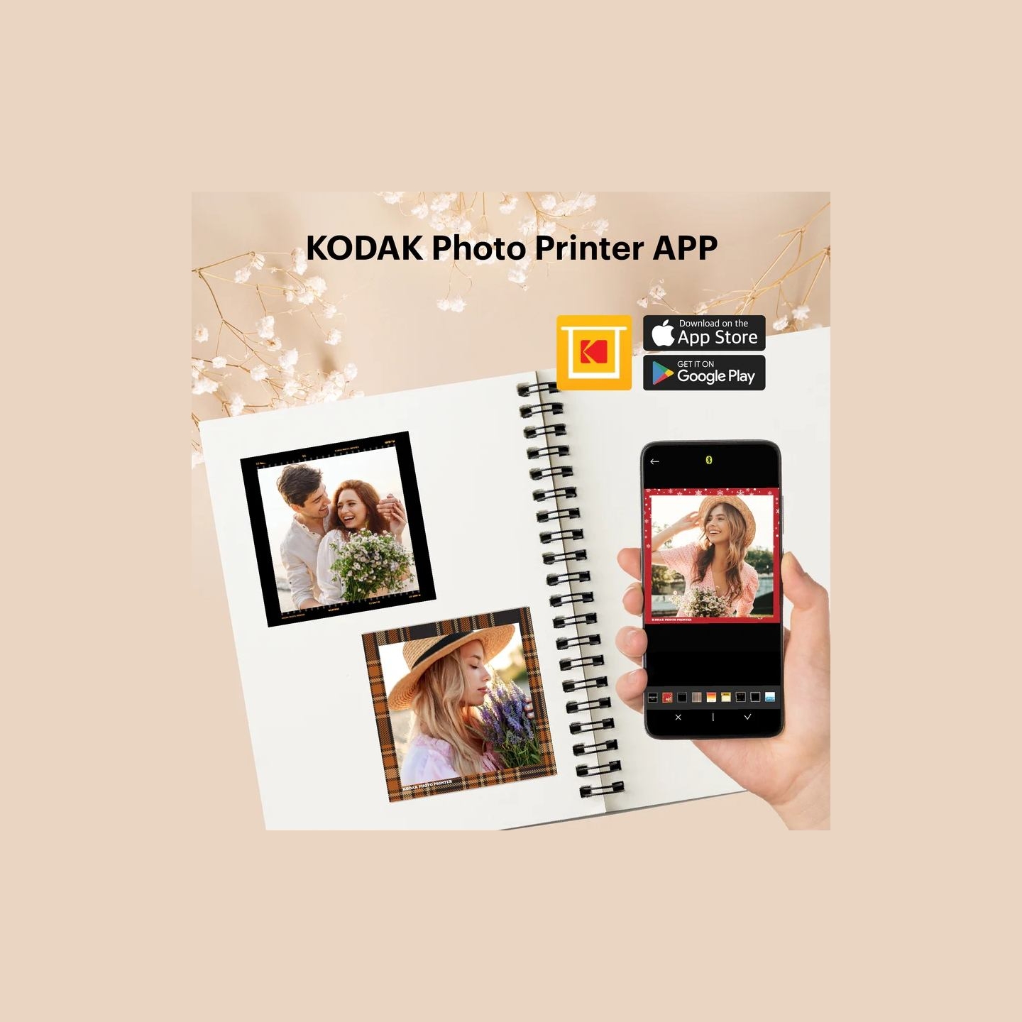 Kodak Mini Shot 3 Square Retro Instant Camera and Printer Yellow