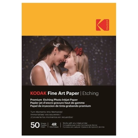 Kodak Fine Art Paper Etching  4/6 " x 50 Sheets