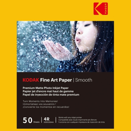 Kodak Fine Art Paper 230g Matte Coated Smooth 4/6x50