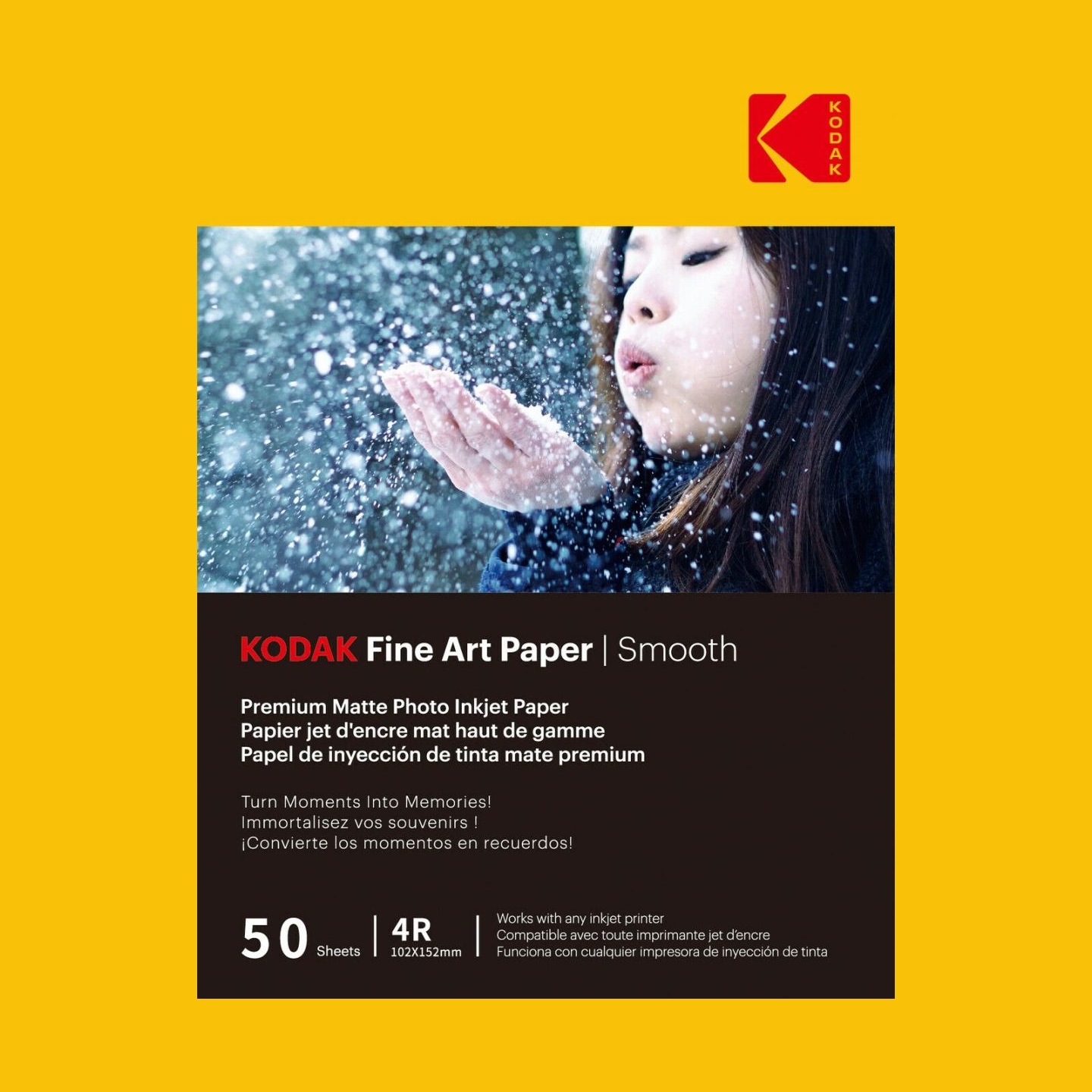 Kodak Fine Art Paper 230g Matte Coated Smooth 4/6x50