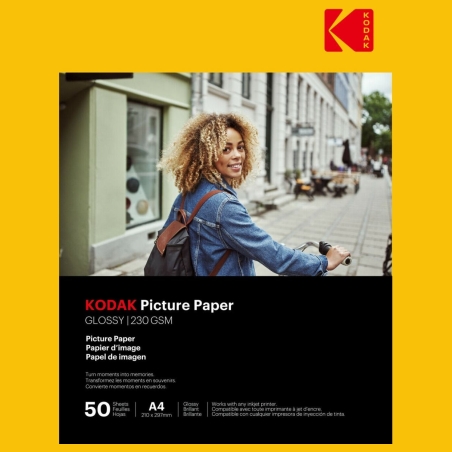 Kodak Picture Paper 230g 11.8 mil Glossy 4/6x100 (9891267)