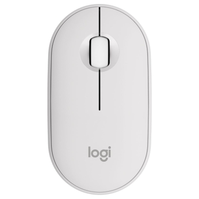Logitech M350S Pebble 2 Bluetooth Mouse - TONAL WHITE