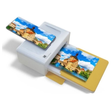 Kodak PD460 Printer Dock Bluetoot Yellow and 10 paper