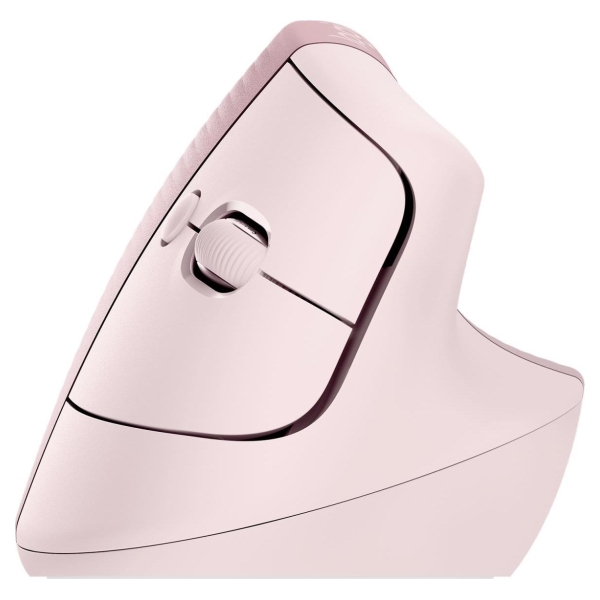 Logitech Lift Bluetooth Vertical Ergonomic Mouse - ROSE/DARK ROSE