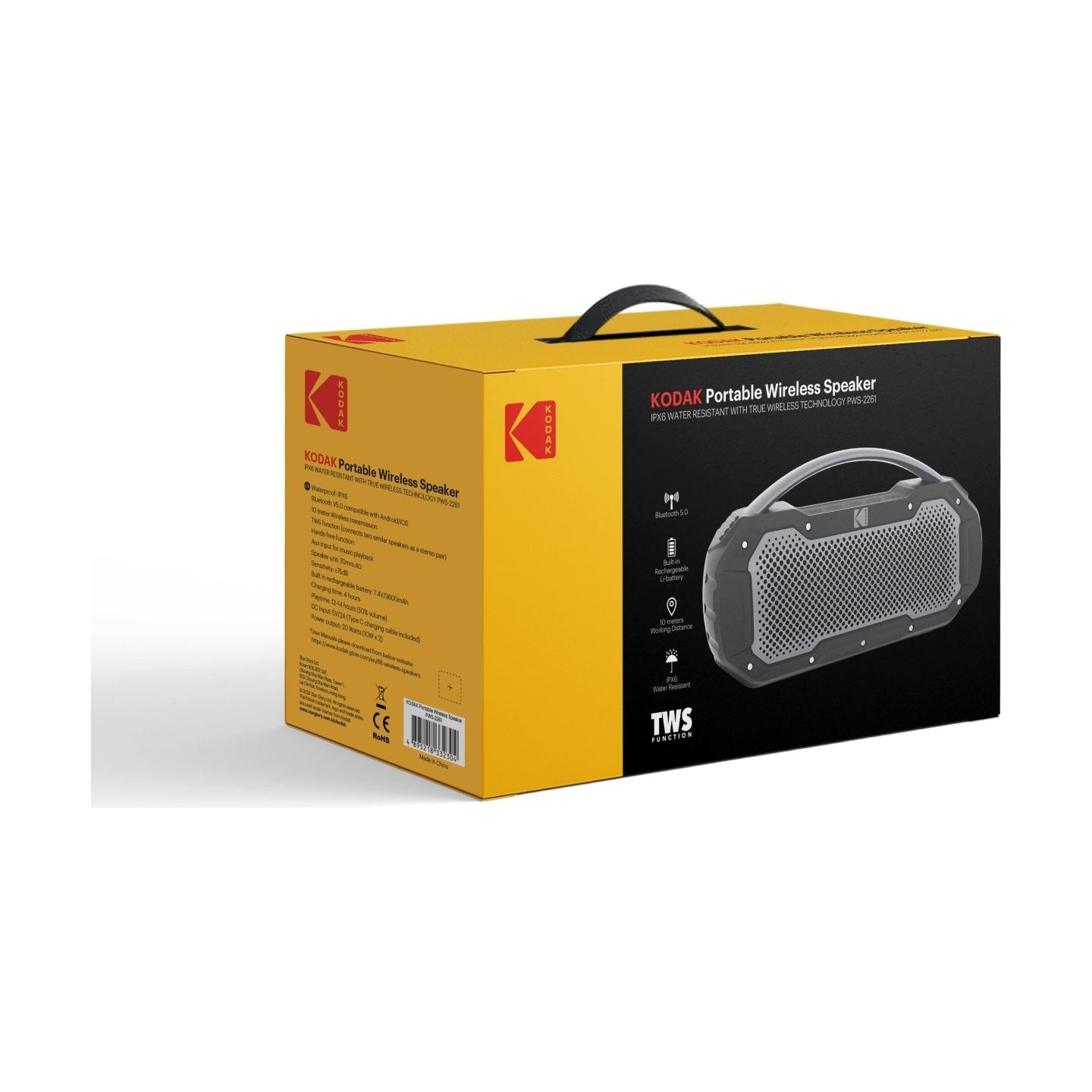 Kodak PWS-2261 Portable Wireless Speaker