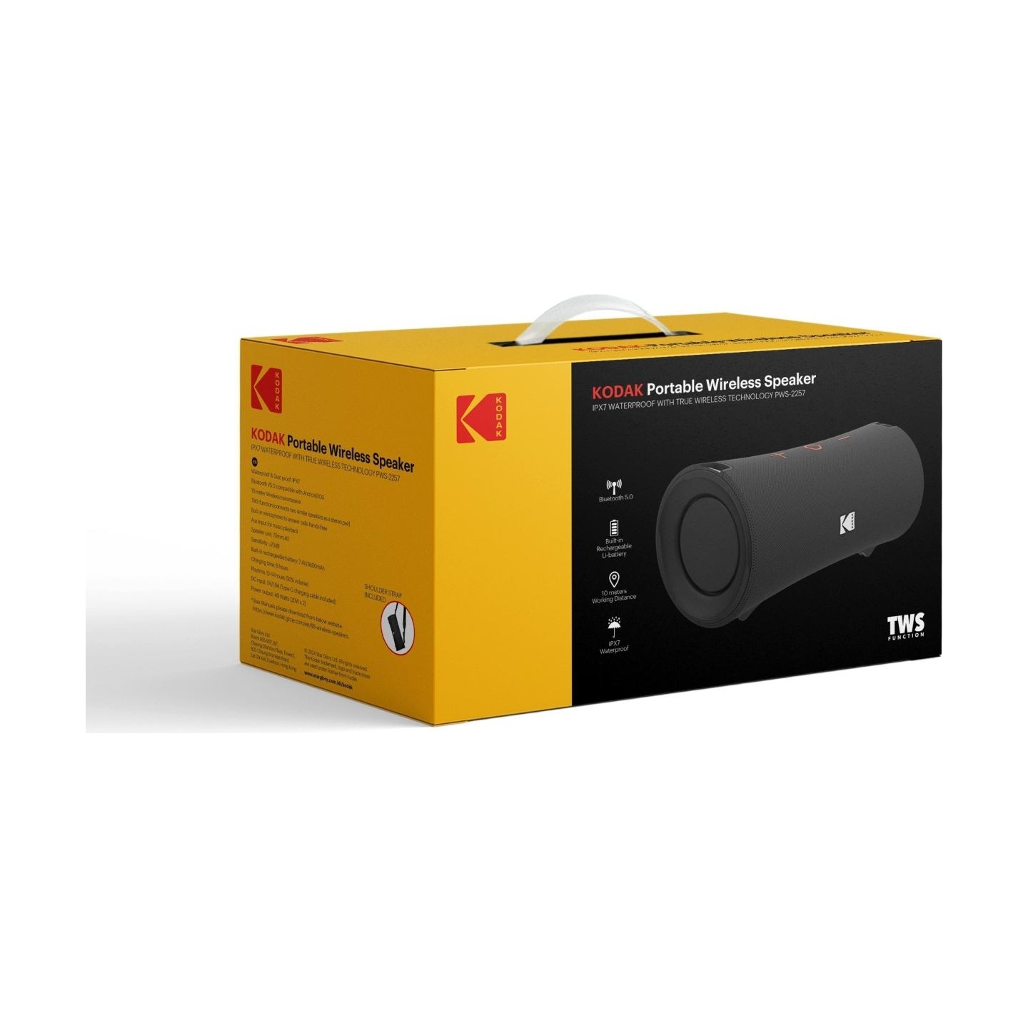 Kodak PWS-2257 Portable Wireless Speaker