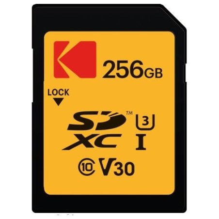 Kodak SDXC 256GB UHS-I U3 V30 Ultra Performance