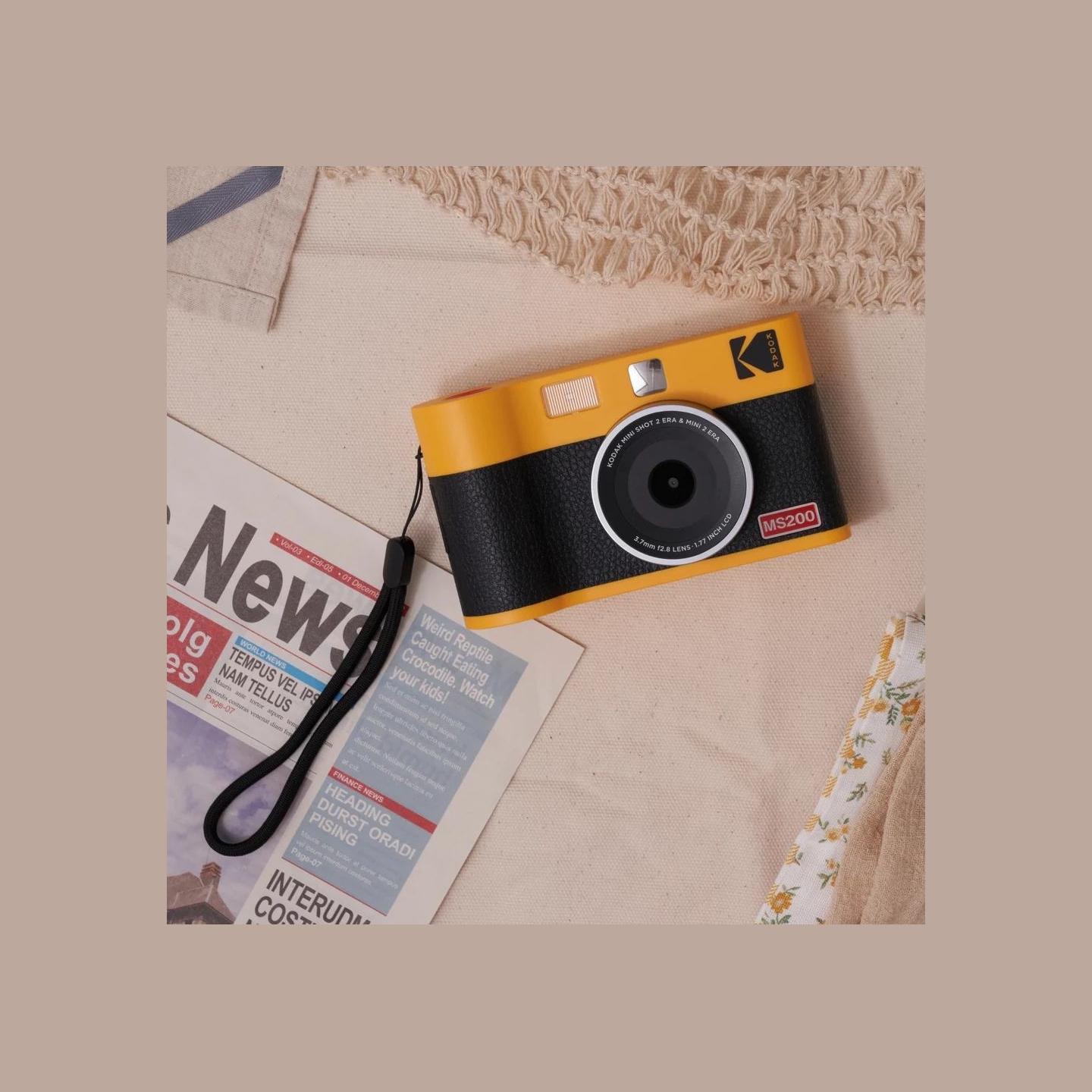Kodak Mini Shot 2 Era Instant Camera and Printer Black