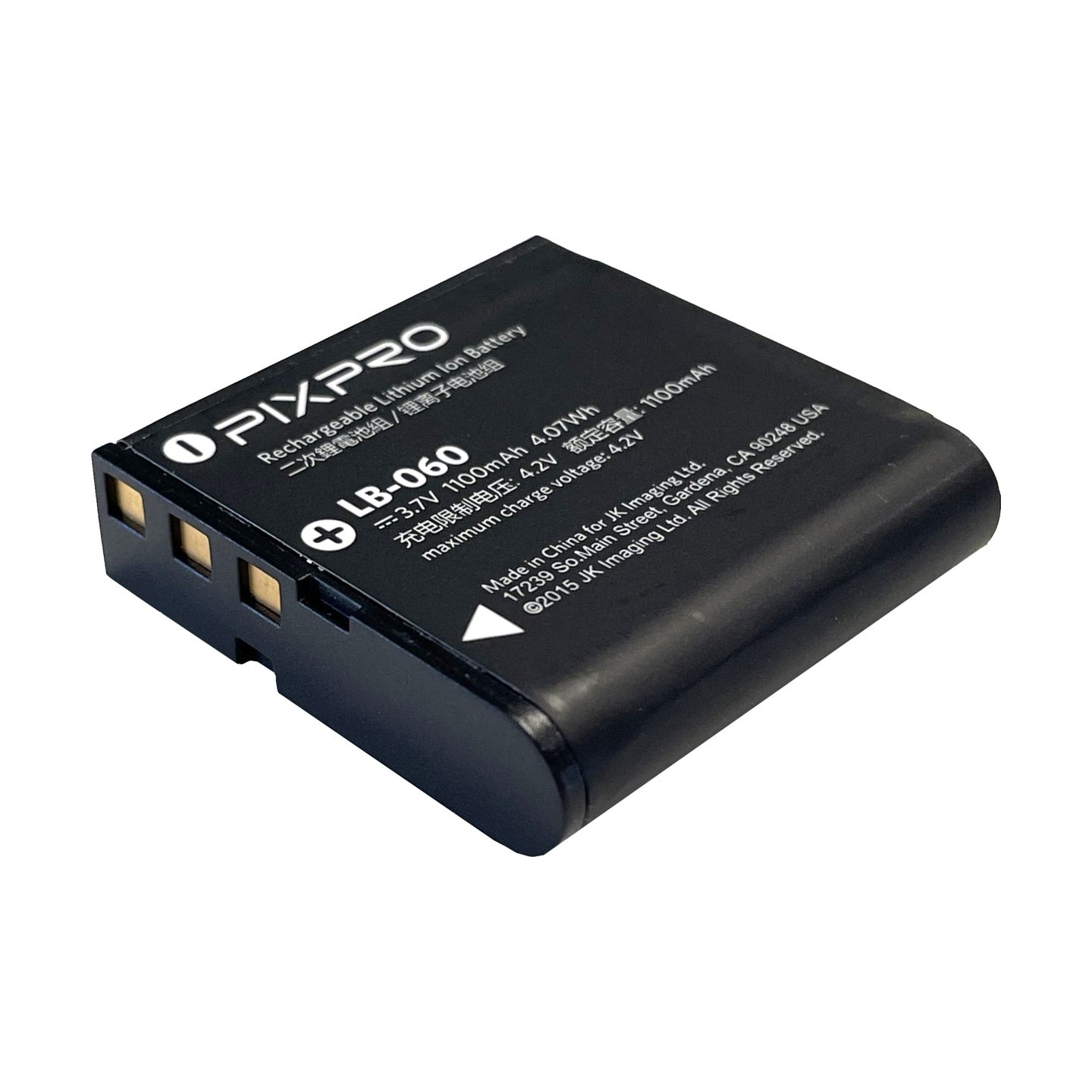 Kodak Pixpro LB-060 Lithium Ion Battery 3.7V 1100mAh 4.07Wh