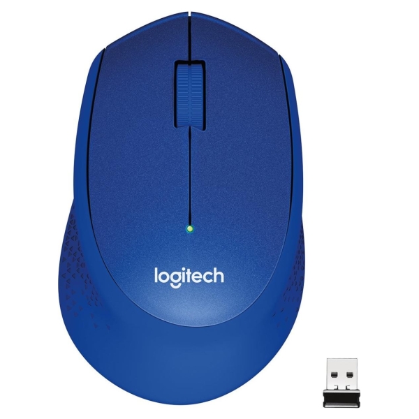 Logitech M330 Wireless Mouse - SILENT PLUS - BLUE