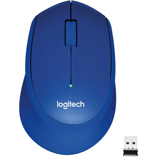 Logitech M330 Wireless Mouse - SILENT PLUS - BLUE