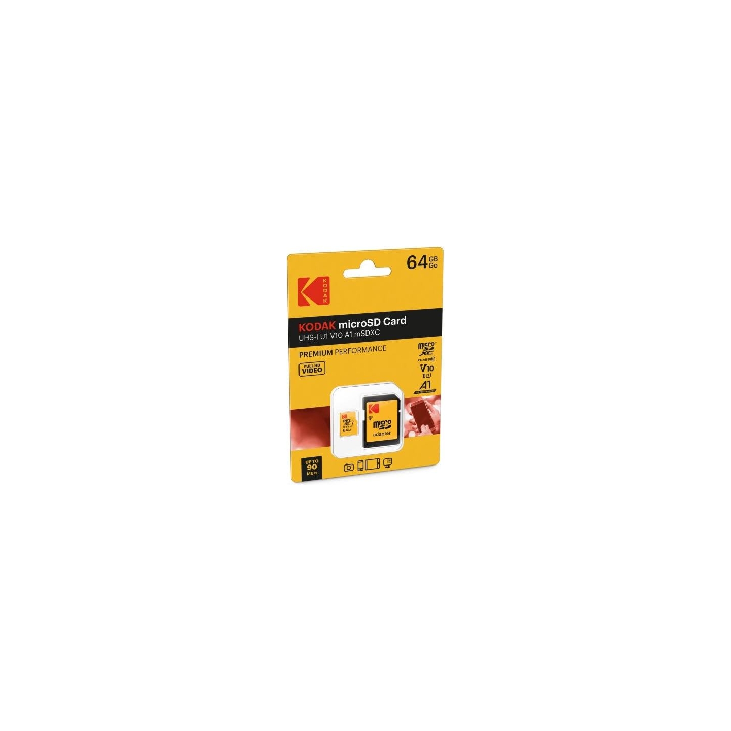 Kodak MicroSDXC 64GB UHS-I U1 V10 A1 Premium