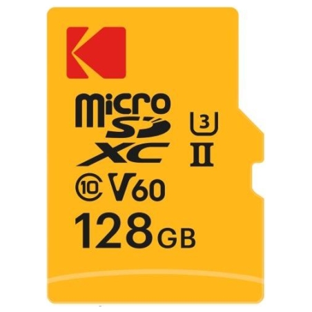 Kodak MicroSDXC 128GB UHS-II U3 A1 V60 Ultra Pro