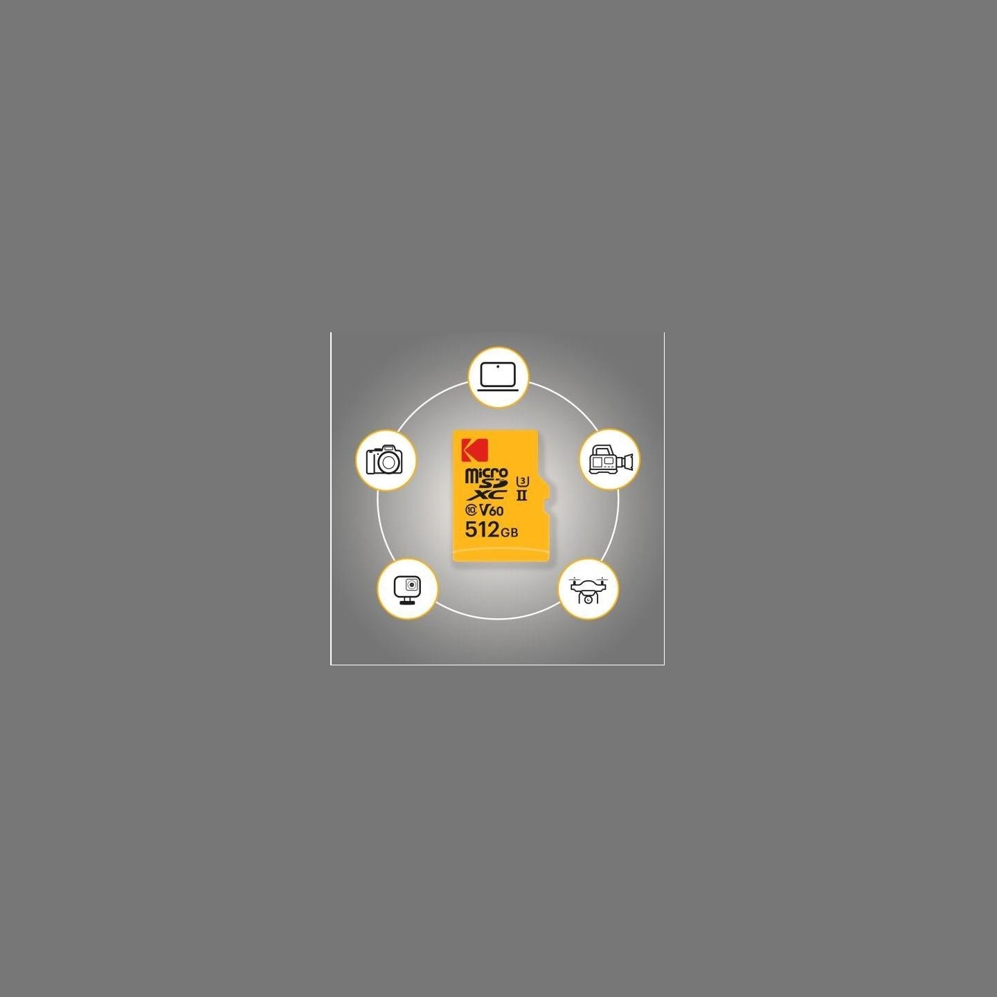 Kodak MicroSDXC 128GB UHS-II U3 A1 V60 Ultra Pro