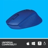 Logitech M330 Wireless Mouse - SILENT PLUS - BLUE