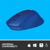 Logitech M330 Wireless Mouse - SILENT PLUS - BLUE