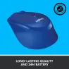Logitech M330 Wireless Mouse - SILENT PLUS - BLUE