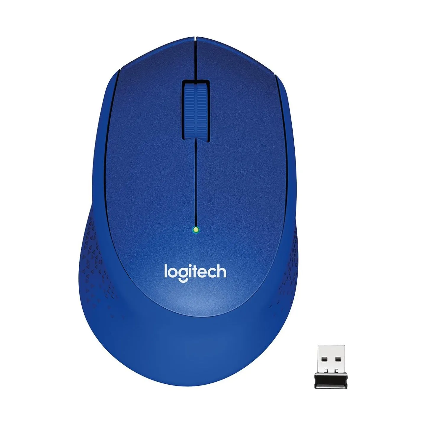 Logitech M330 Wireless Mouse - SILENT PLUS - BLUE