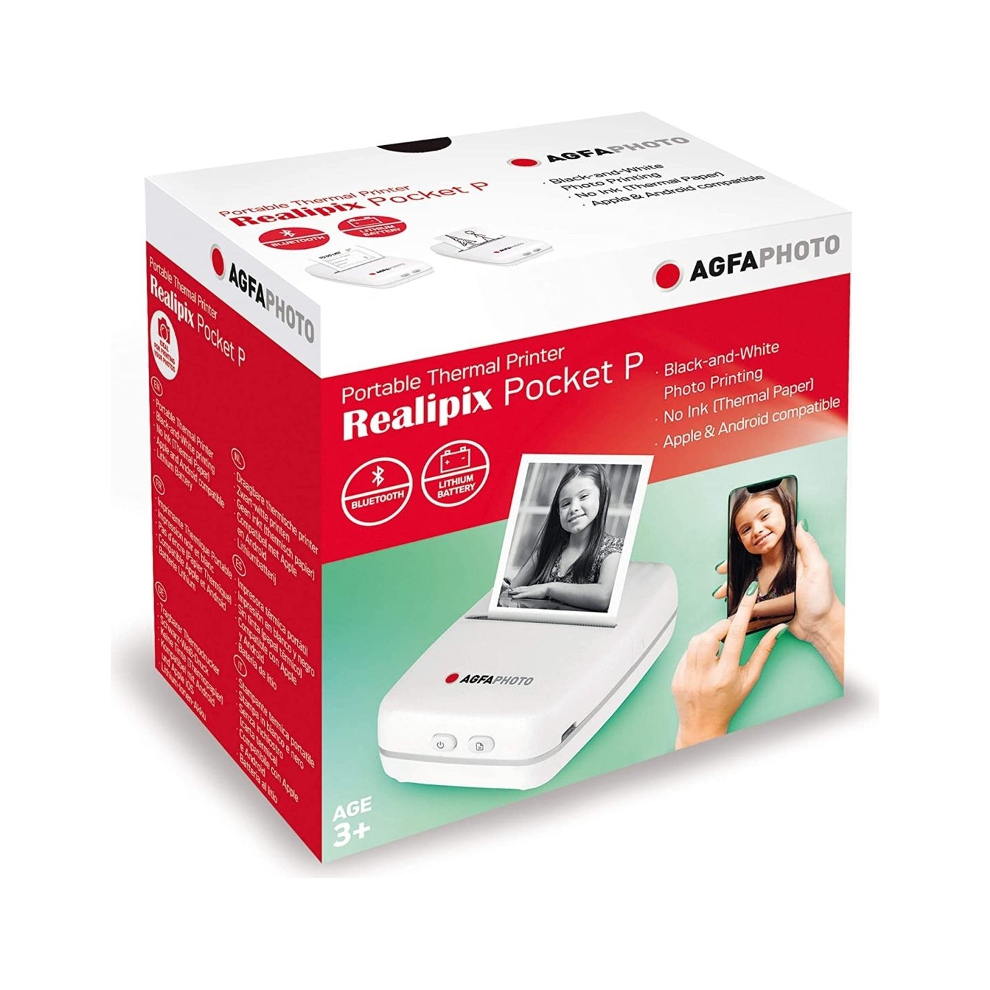 Agfaphoto Realpix Pocket Printer white APOCPWH