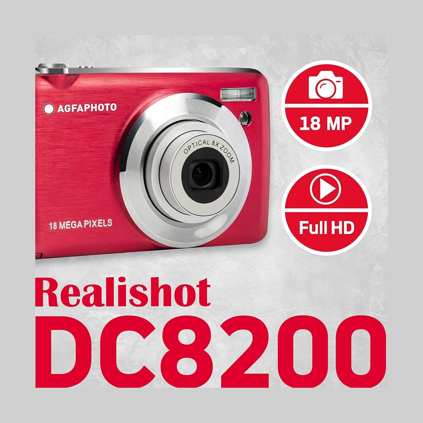 Agfaphoto DC8200 Red