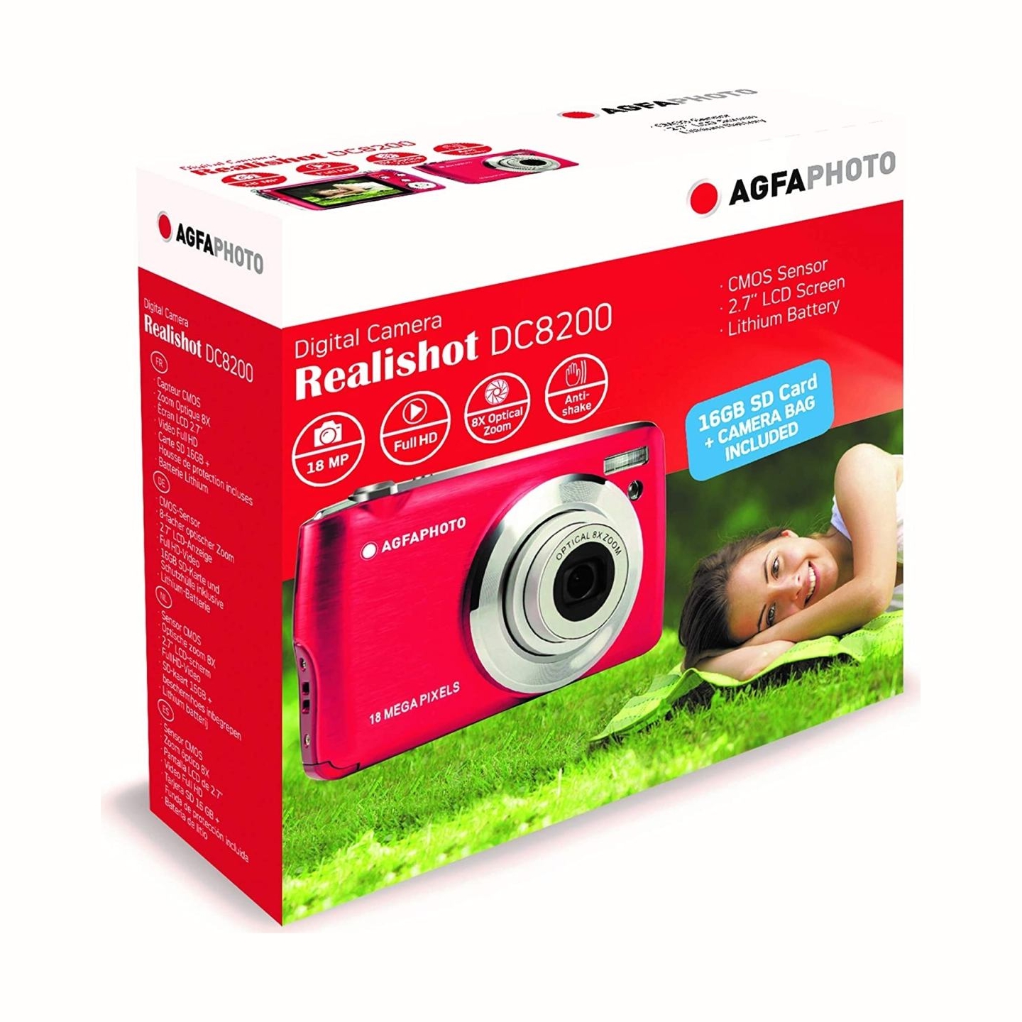 Agfaphoto DC8200 Red
