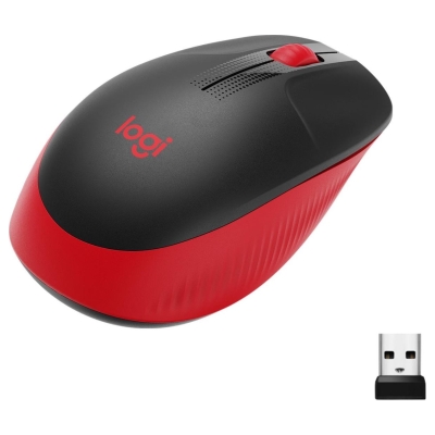 Logitech M190 Wireless Mouse - RED