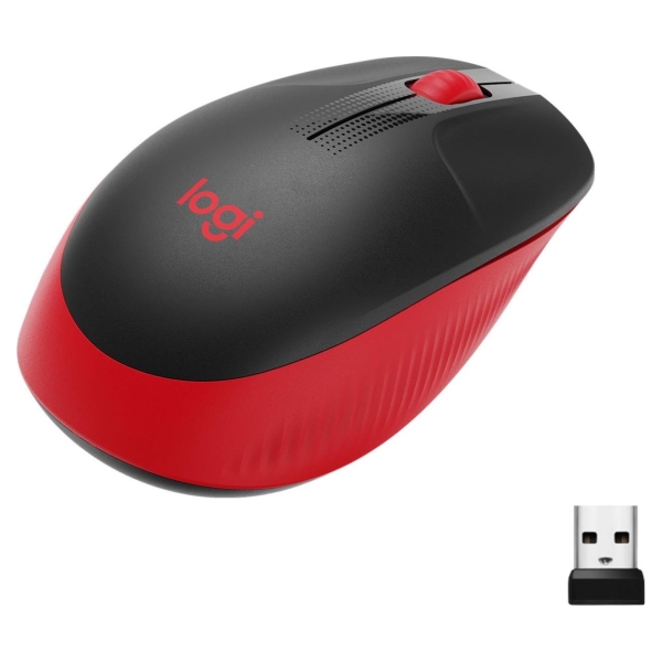 Logitech M190 Wireless Mouse - RED