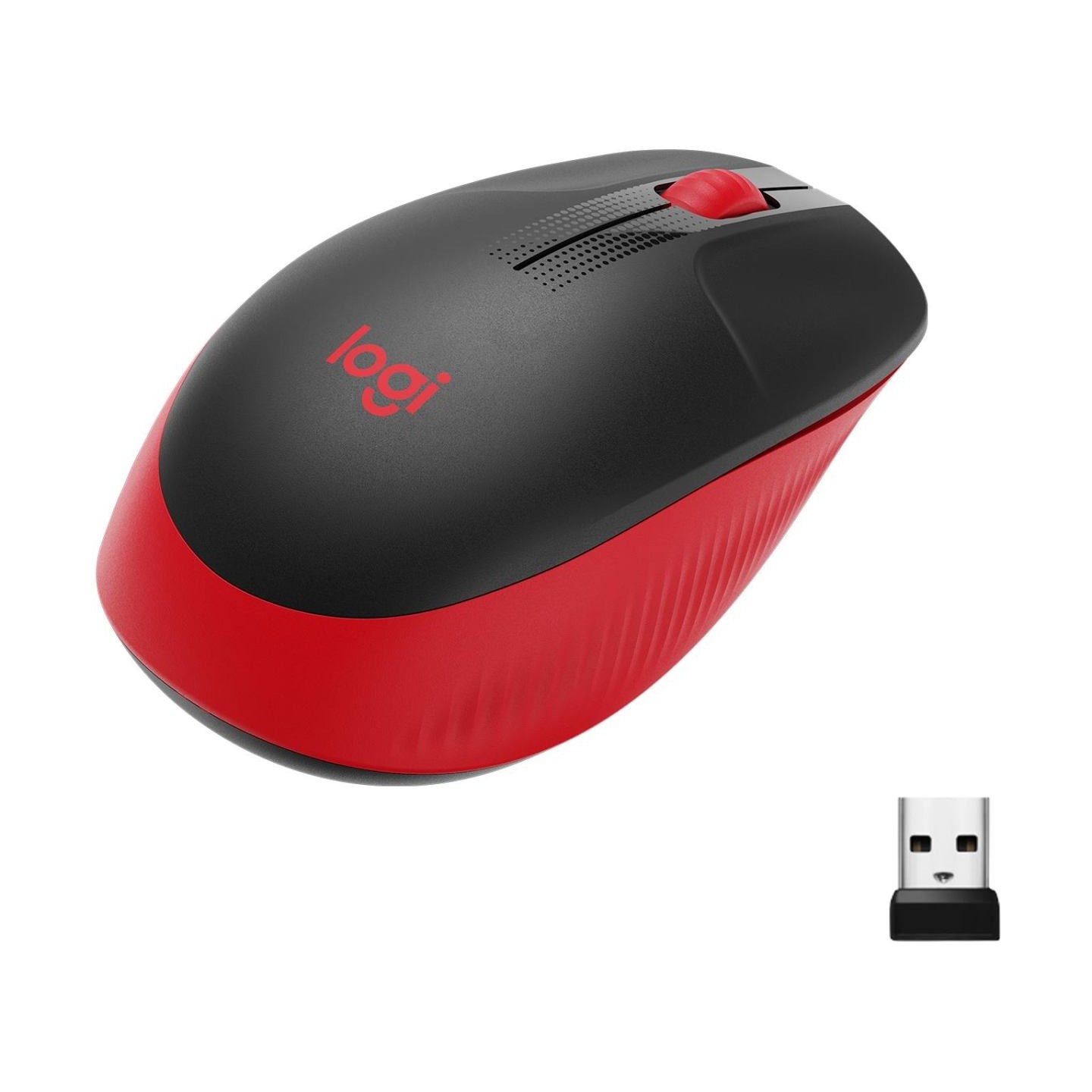 Logitech M190 Wireless Mouse - RED