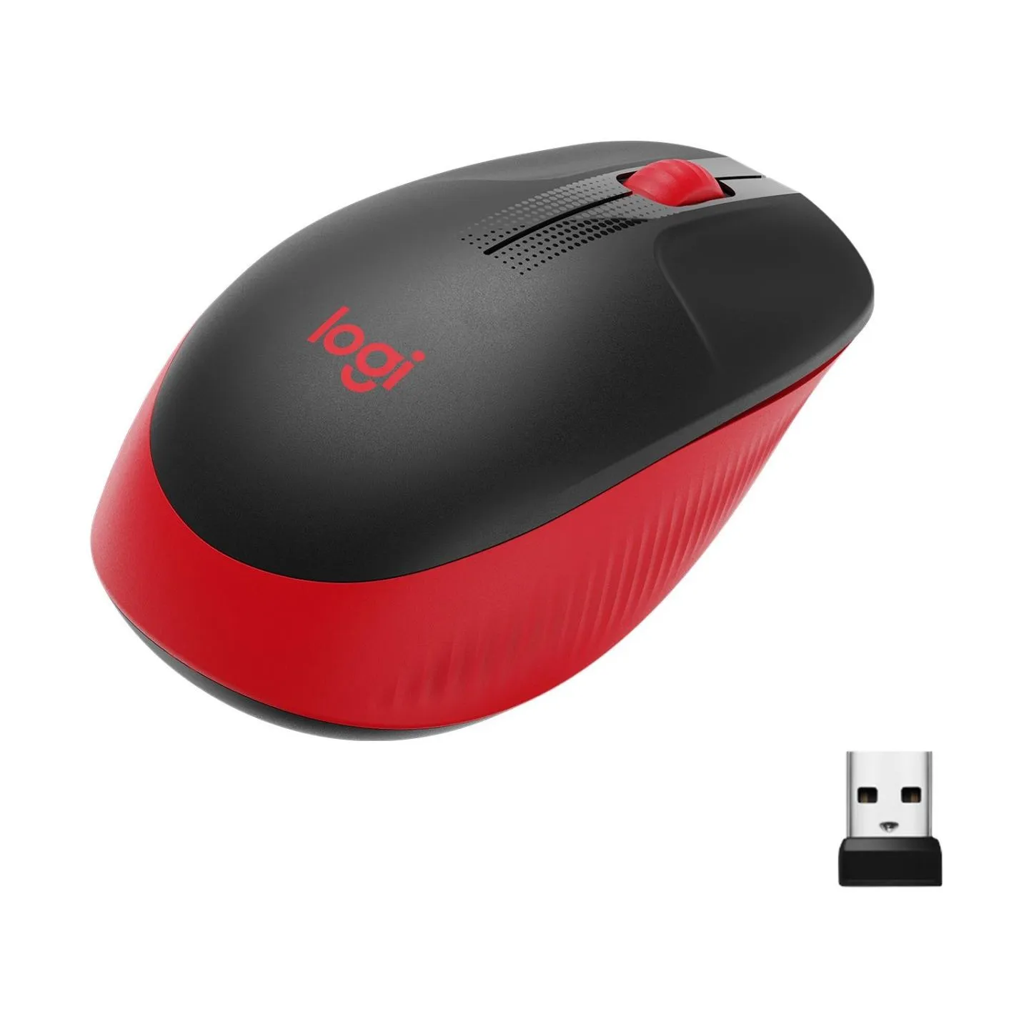 Logitech M190 Wireless Mouse - RED