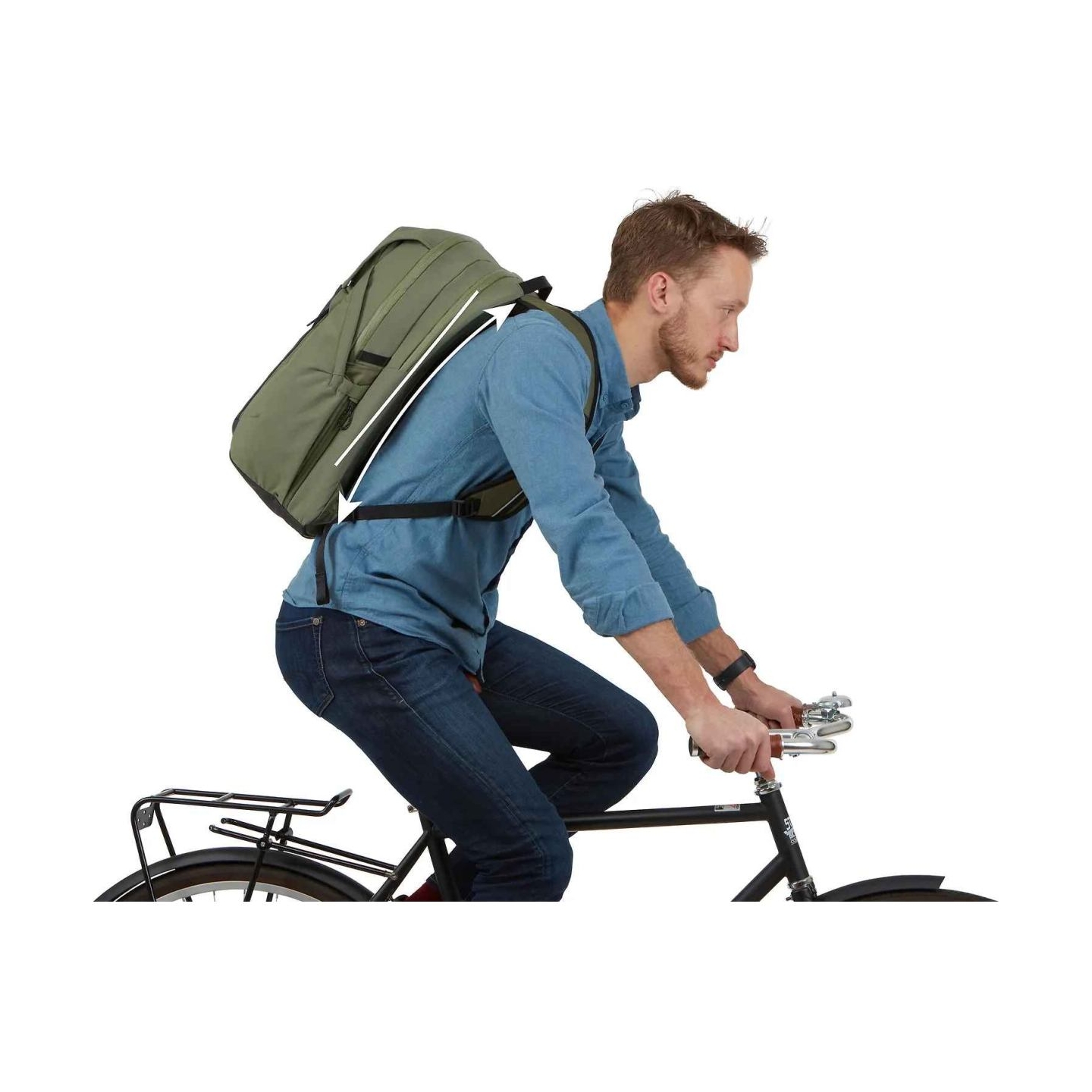 Thule 4732 Paramount Commuter Backpack 27L Olivine