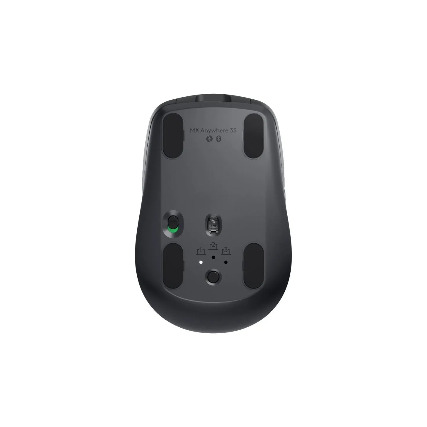 Logitech  Logitech MX Anywhere 3S Mouse - RF Wireless + Bluetooth, Laser, 8000 DPI, Graphite / 910-006929