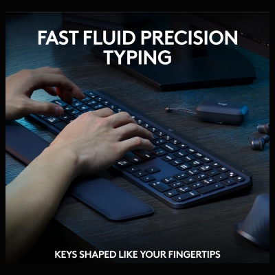 Logitech MX Keys S Keyboard + Mouse + Mousepad Combo Graphite US 920-011614