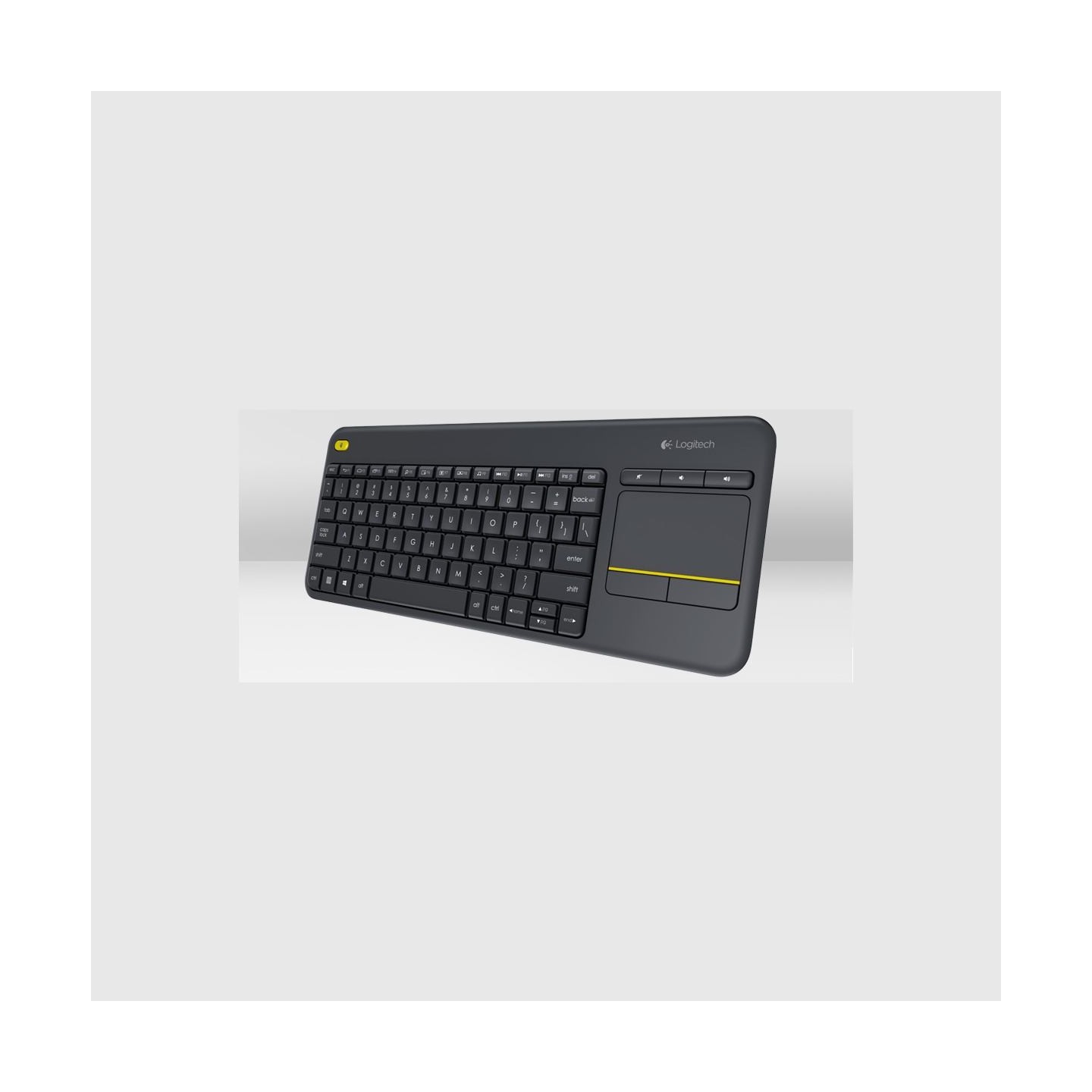 Logitech LOGI K400 Plus Touch Keyboard black (US)