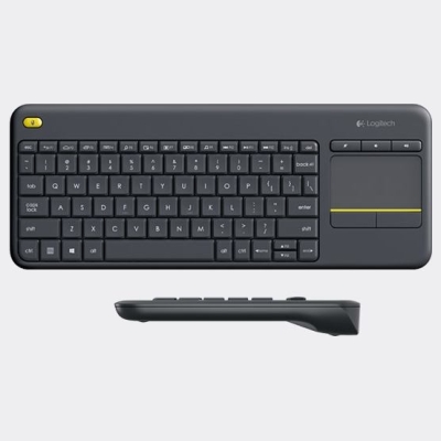 Logitech K400+ Wireless Touch Keyboard black