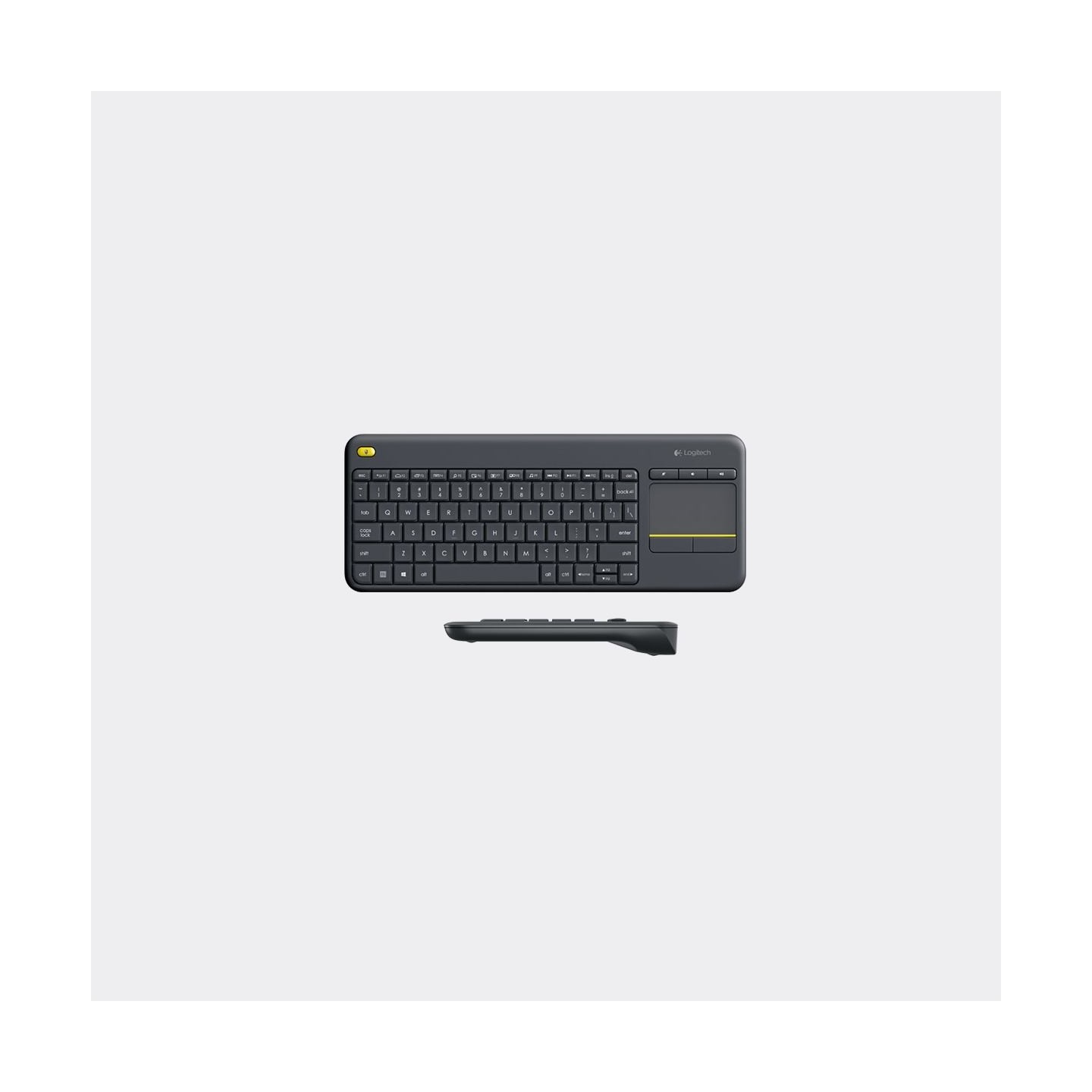 Logitech LOGI K400 Plus Touch Keyboard black (US)