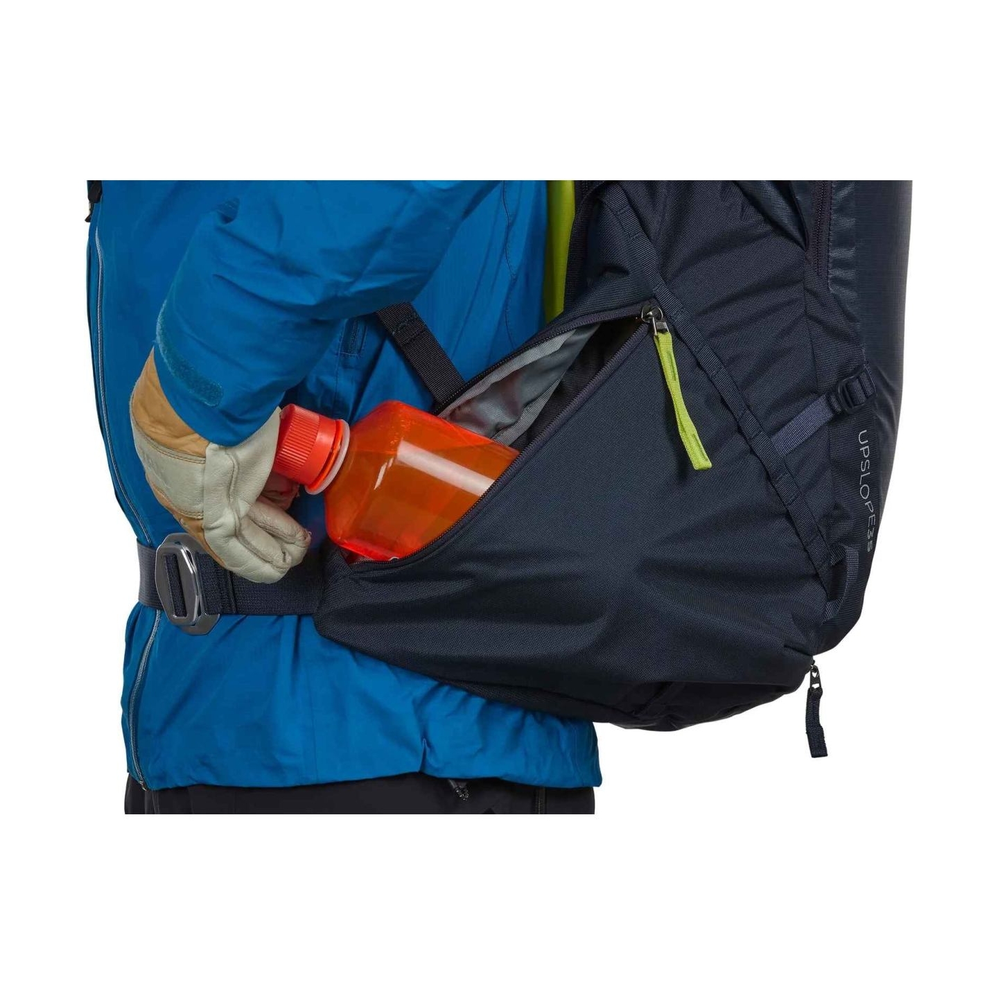 Thule 3610 Upslope 35L Removable Airbag 3.0 Ready Ski And Snowboard Backpack Lime Punch