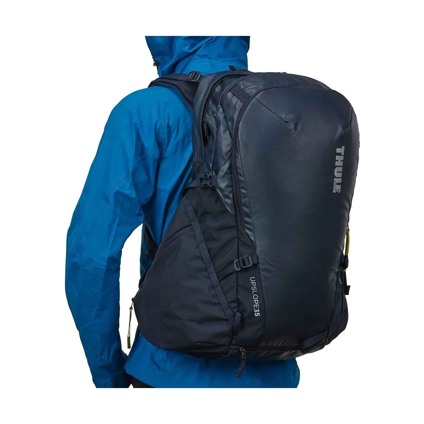 Thule 3610 Upslope 35L Removable Airbag 3.0 Ready Ski And Snowboard Backpack Lime Punch
