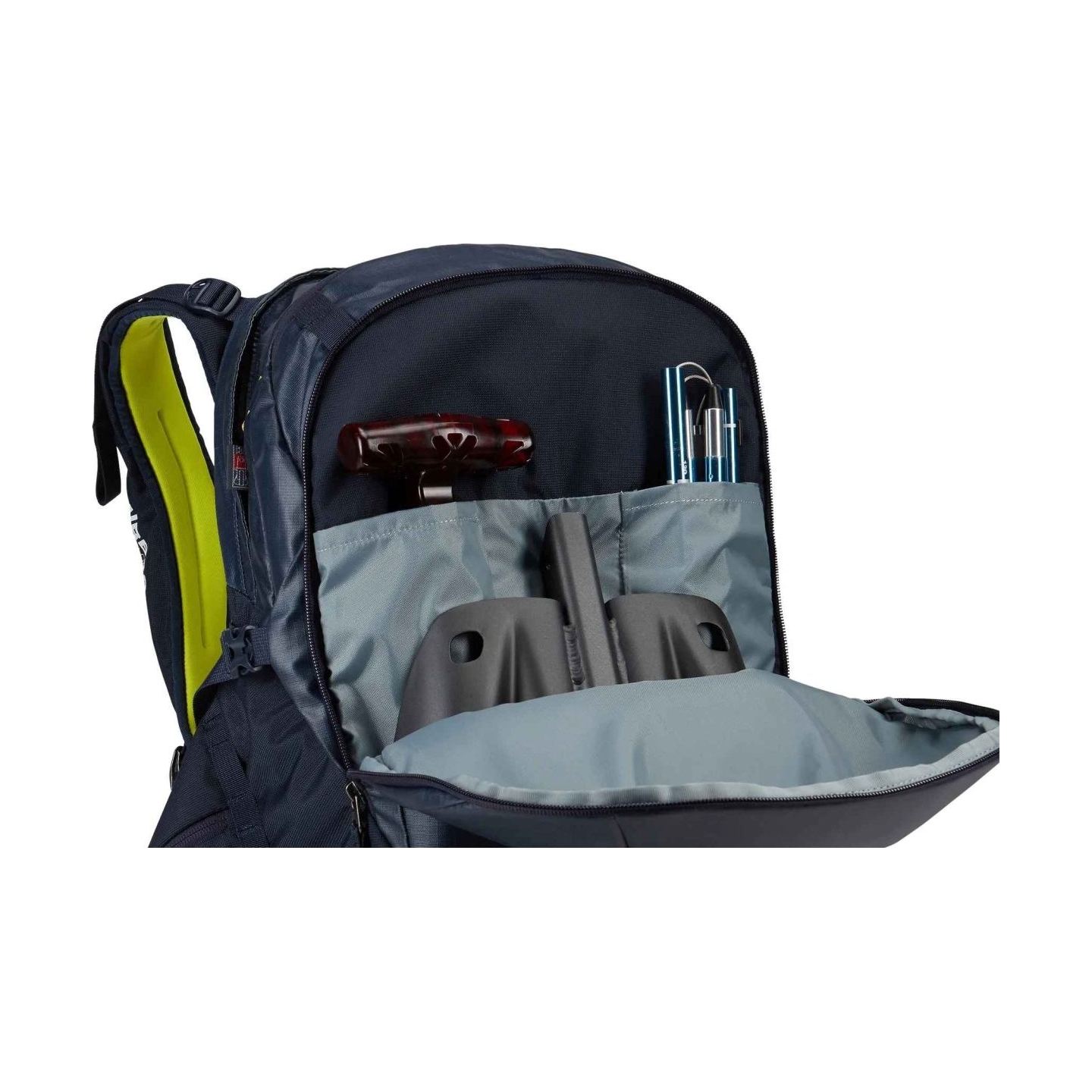 Thule 3610 Upslope 35L Removable Airbag 3.0 Ready Ski And Snowboard Backpack Lime Punch
